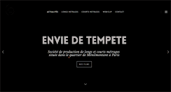 Desktop Screenshot of enviedetempete.com